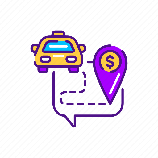 Car, cost, online, service, taxi icon - Download on Iconfinder