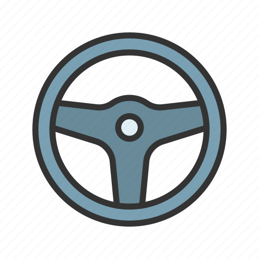 Steering wheel, driver, control, drive, driving icon - Download on Iconfinder