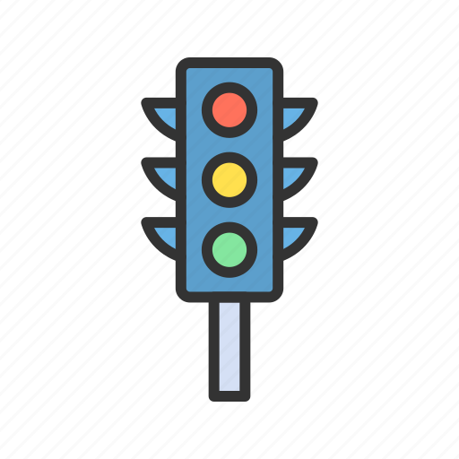 Traffic light, road sign, signals, artificial intelligence, stop icon - Download on Iconfinder