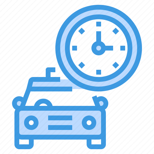 Car, clock, taxi, time, transport icon - Download on Iconfinder