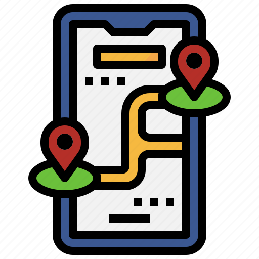 Location, map, maps, pin, placeholder, pointers, route icon - Download on Iconfinder