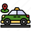 location, maps, pin, placeholder, pointers, route, taxi 
