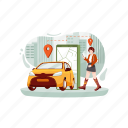 booking, transport, carsharing, delivery, driver, rent, navigation, taxi, car