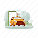 booking, transport, carsharing, delivery, driver, rent, navigation, taxi, car