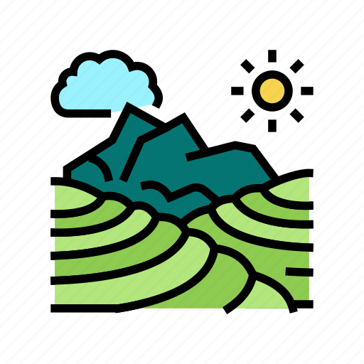 Plantation, tea, drink, production, growth, harvesting icon - Download on Iconfinder