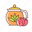 teapot, herbal tea, vitamin, flower 