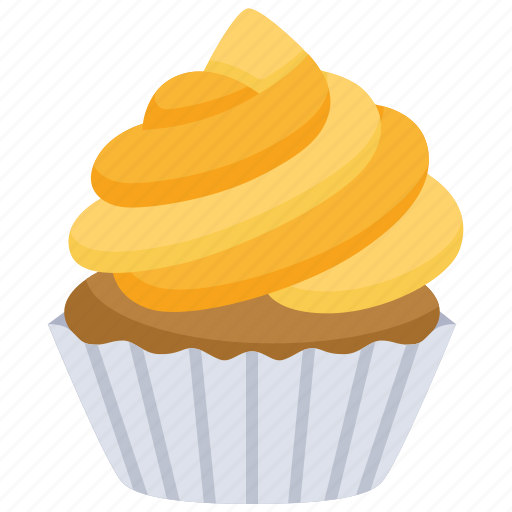 Cupcake, sweet, food, cake, dessert, baked, birthday icon - Download on Iconfinder