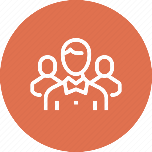 Group, leader, leadership, people, person, team, teamwork icon - Download on Iconfinder