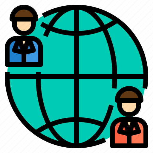 Business, global, management, team, teamwork, work icon - Download on Iconfinder
