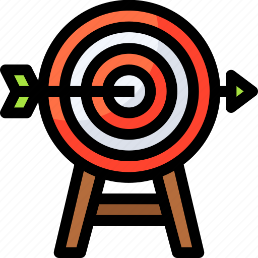 Aim, arrow, arrows, direction, focus, goal, target icon - Download on Iconfinder