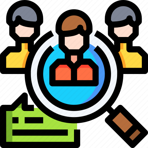 Avatar, find, group, magnifier, people, search, team icon - Download on Iconfinder