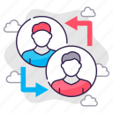 teamwork, detailed, group, user, avatar