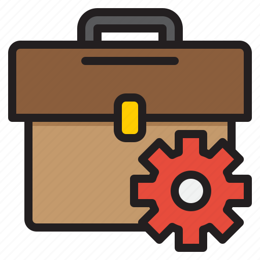 Bag, business, organization, gear, work icon - Download on Iconfinder