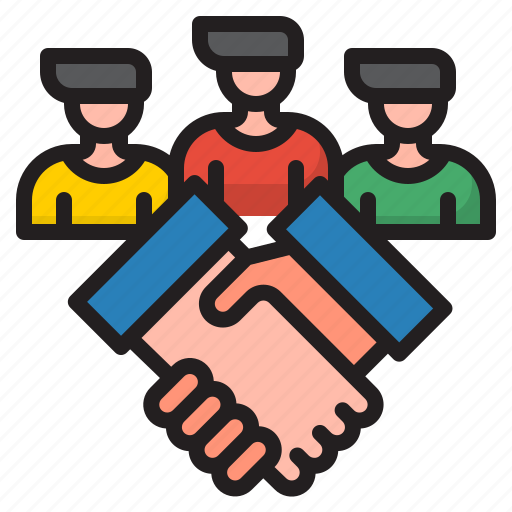 Handshake, man, business, network, teamwork icon - Download on Iconfinder