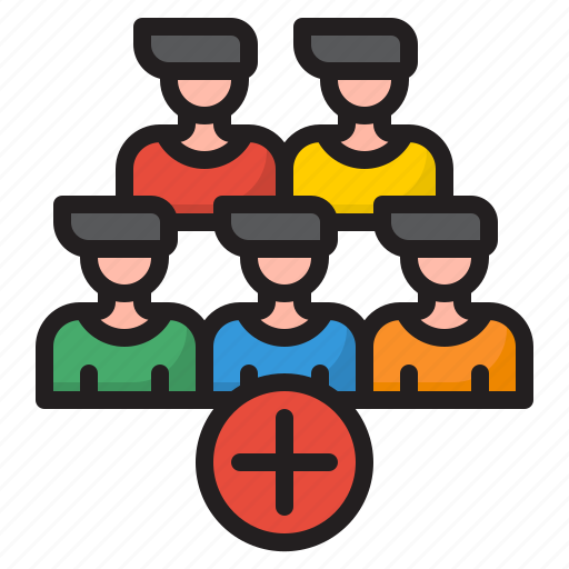 Man, add, business, network, teamwork icon - Download on Iconfinder