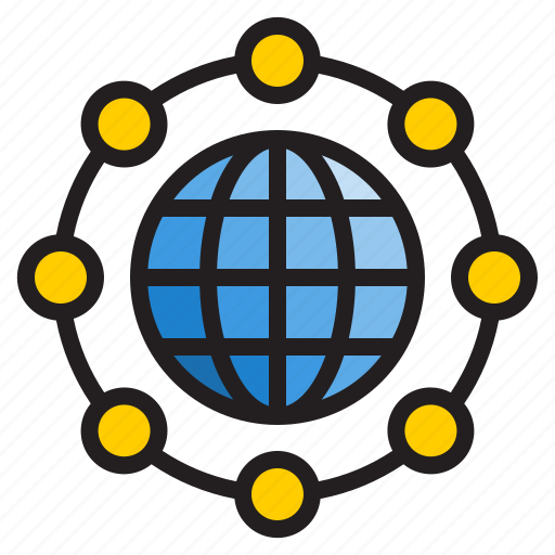 World, global, business, organization, diagram icon - Download on Iconfinder