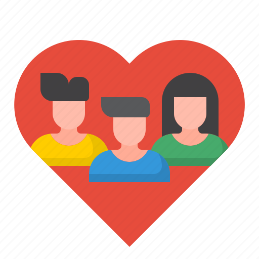 Heart, man, woman, teamwork, business icon - Download on Iconfinder