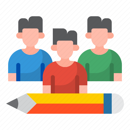 Man, teamwork, business, pencil, organization icon - Download on Iconfinder