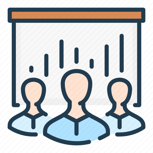Analytics, people, presentation, report, team, teamwork icon - Download on Iconfinder