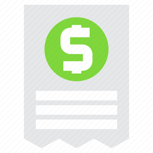 Bill, receipt, invoice, document icon - Download on Iconfinder