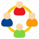 network, group, employee, connection