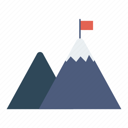 Goal, mountain, success, target icon - Download on Iconfinder