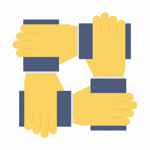 Group, hand, solution, teamwork icon - Download on Iconfinder