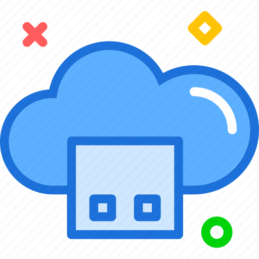 Accessusb, cloud, memory, online, plug, stick, upload icon - Download on Iconfinder