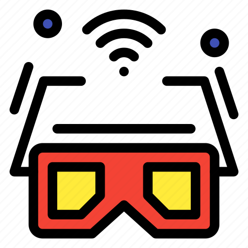 3d, glasses, movie icon - Download on Iconfinder