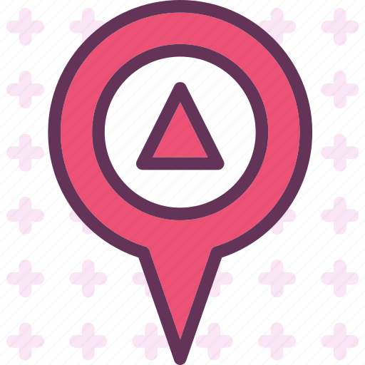 Map, pin, point, up icon - Download on Iconfinder