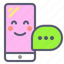 app, chat, message, mobile