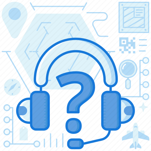 Answers, customer, faq, headphone, headset, question, tech icon - Download on Iconfinder