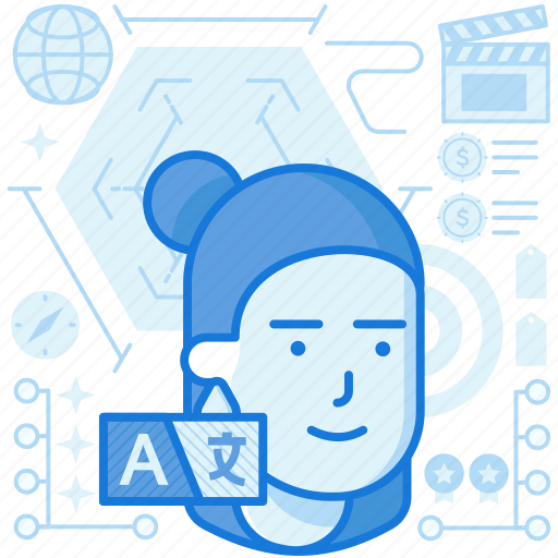 Female, language, person, tech, translate, translation, woman icon - Download on Iconfinder