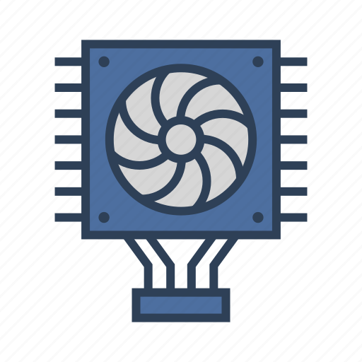 Cooler, computer, technology, hardware, pc, cooling icon - Download on Iconfinder
