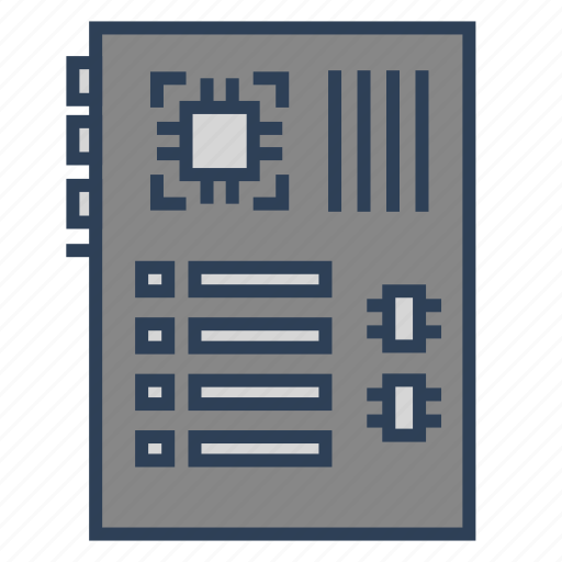 Chip, cpu, microchip, motherboard, pci, processor, atx icon - Download on Iconfinder