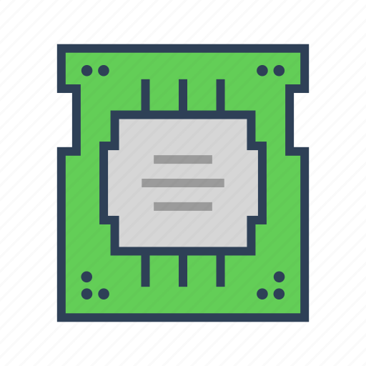 Chip, computer, cpu, hardware, microchip, processor icon - Download on Iconfinder