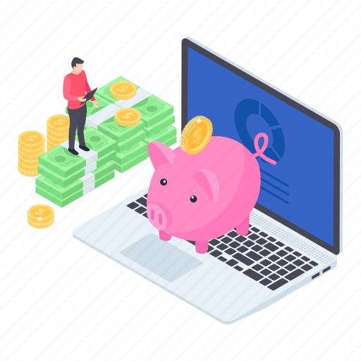Cash bank, money savings, penny bank, piggy bank, piggy moneybox illustration - Download on Iconfinder