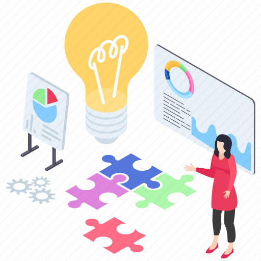 Business solution, business strategy, jigsaw, problem solving, puzzle illustration - Download on Iconfinder