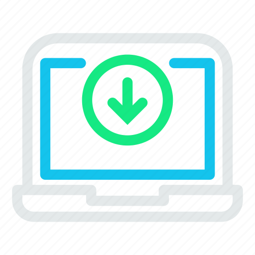 Computer, desktop, laptop, monitorarrowdownload icon - Download on Iconfinder