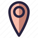 pin, location, map, gps, direction, navigation, pointer, sign