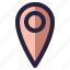 pin, location, map, gps, direction, navigation, pointer, sign 