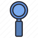 glass, search, magnifier, magnifying, find