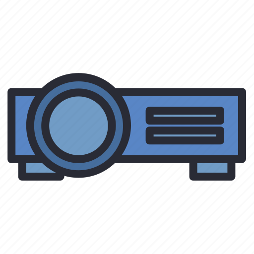 Projector, device, film, technology, movie, video icon - Download on Iconfinder