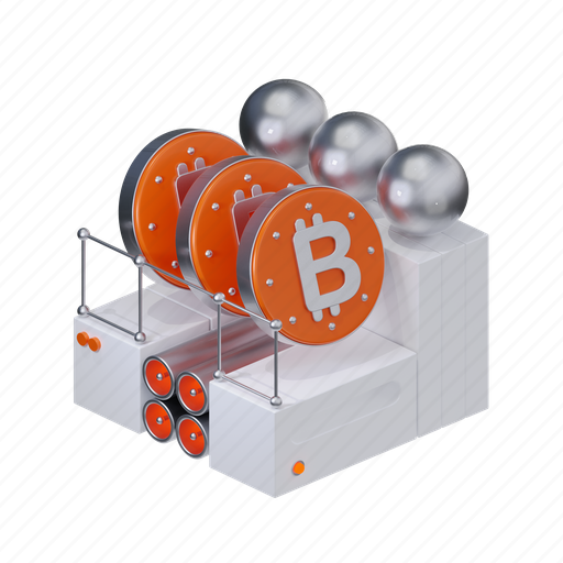 Bitcoin, coin, cryptocurrency, crypto, currency, money, blockchain 3D illustration - Download on Iconfinder