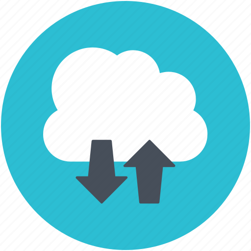 Cloud computing, cloud hosting, cloud network, download, upload icon - Download on Iconfinder