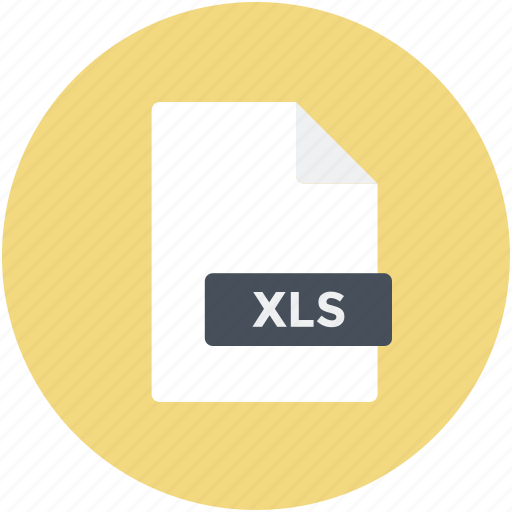 File, file extension, file format, file type, xls file icon - Download on Iconfinder
