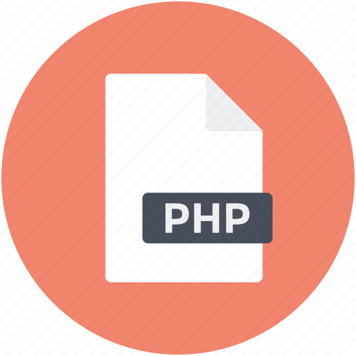 File, file extension, file format, file type, php file icon - Download on Iconfinder