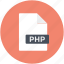 file, file extension, file format, file type, php file 