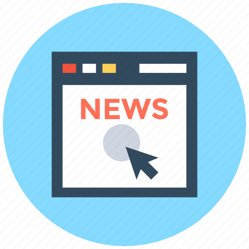 News, news article, news web, online news, social media icon - Download on Iconfinder