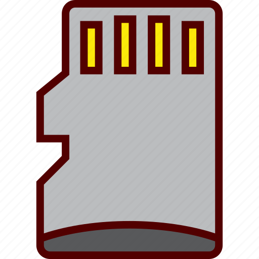 Card, data, micro, sd, small, storage icon - Download on Iconfinder